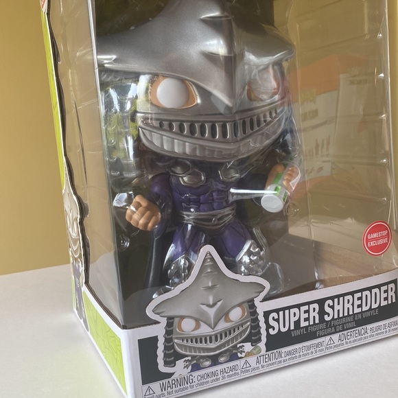Funko POP! Teenage Mutant Ninja Turtles Super Shredder Figure GameStop Exclusive - Picture 4 of 16